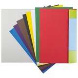 Картон цветной А4 немелованный (матовый), 8 листов 8 цветов, в папке, ЮНЛАНДИЯ, 200х290 мм, &quot;ЮНЛАНДИК НА МОРЕ&quot;, 129567