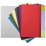 Картон цветной А4 немелованный (матовый), 8 листов 8 цветов, в папке, ЮНЛАНДИЯ, 200х290 мм, &quot;ВЕСЕЛЫЙ ЖИРАФИК&quot;, 129568