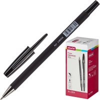 Ручка шариковая Attache Style flex grip, черная паста, 0.5 мм