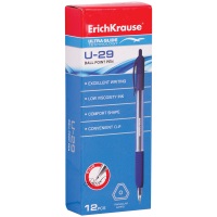 Ручка шариковая автоматическая ErichKrause Ultra Glide Technology U-29, 0.6 мм, трехгранная