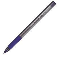 Ручка шариковая масляная Attache Trio Grip трехгранный корпус, синяя, 0,5 мм