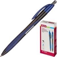Ручка шариковая масляная Attache Eclipse, синяя, 0,6 мм
