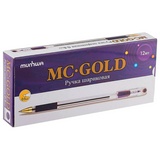 Ручка шариковая MunHwa MC Gold BMC07-02, синий, 0,7 мм