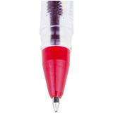 Ручка шариковая Crown Oil Jell OJ-500B, 0,5 мм, красная