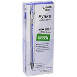 Ручка шариковая Crown Oil Jell OJ-500B, 0,5 мм, зеленая