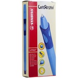 Ручка шариковая Stabilo &quot;LeftRight&quot; 6318/2-10-41 для левшей, синяя, 0,4 мм, грип, зеленый корпус