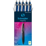 Ручка шариковая масляная автоматическая Schneider Haptify 135303, синяя, 0.5 мм