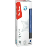 Ручка шариковая Berlingo &quot;xFine&quot; CBp_03500, 0,2 мм, грип, синяя