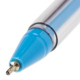Ручка шариковая масляная BRAUBERG Cell 142687, СИНЯЯ, детали ассорти, узел 0,6 мм, линия письма 0,3 мм