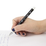Ручка шариковая масляная с грипом BRAUBERG BLACK&amp;WHITE Melody 142658, СИНЯЯ, узел 0,7 мм, линия письма 0,35 мм