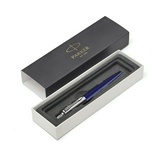 Ручка шариковая PARKER Jotter Plastic CT R0033170, корпус синий, детали из нержавеющей стали, синяя