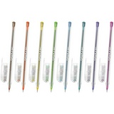 Ручка шариковая масляная PENSAN &quot;My-Tech Colored&quot;, палитра ярких цветов АССОРТИ, 0,7 мм, дисплей, 2240, 2240/S60R-8