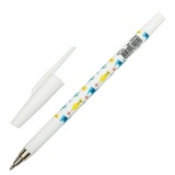 Ручка шариковая ЮНЛАНДИЯ &quot;LAMA&quot;, синяя, SOFT TOUCH покрытие, узел 0,7 мм, линия письма 0,35 мм, 143735