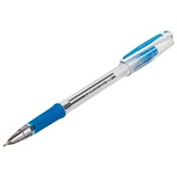 Ручка шариковая масляная с грипом BRAUBERG &quot;i-Rite GT SKY&quot;, СИНЯЯ, голубые детали, узел 0,4 мм, 143299