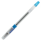 Ручка шариковая масляная с грипом BRAUBERG &quot;i-Rite GT SKY&quot;, СИНЯЯ, голубые детали, узел 0,4 мм, 143299