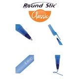 Ручка шариковая BIC Round Stic, синяя, корпус голубой, узел 1 мм, линия письма 0,32 мм, 934598