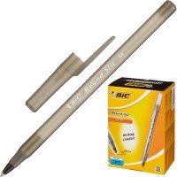 Ручка шариковая Bic Round Stic черная, 920568 0,4 мм