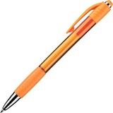 Ручка шариковая автоматическая Attache Happy, оранжевый корпус, синяя, 0.5 мм