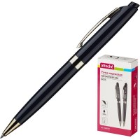 Ручка шариковая автоматическая Attache Boss, черный корпус, черная, 0.5 мм