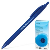 Ручка шариковая автоматическая Beifa KB139400-JC-BL, синий корпус, синяя паста, 0,5 мм