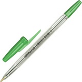 Ручка шариковая Corvina зеленая 441630 прозрачный корпус, 0.7 мм