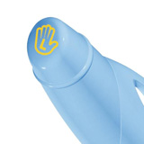 Ручка шариковая для левшей Maped Visio pen, одноразовая, цвет синий, в блистере. 0.6 мм