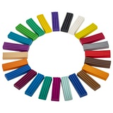 Пластилин классический BRAUBERG KIDS, 24 цвета, 480 грамм, стек, ВЫСШЕЕ КАЧЕСТВО, 106437