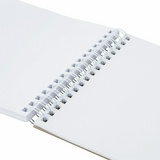 Скетчбук, белая бумага 160 г/м&sup2;, 140&times;201 мм, 40 л., гребень, подложка, BRAUBERG ART, &quot;Граффити&quot;, 115069