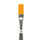 Кисть профессиональная BRAUBERG ART &quot;CLASSIC&quot; 200668, синтетика жесткая, плоская, № 12, длинная ручка