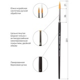 Кисть профессиональная BRAUBERG ART &quot;CLASSIC&quot; 200648, синтетика жесткая, круглая, №5, короткая ручка