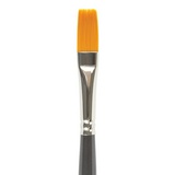 Кисть профессиональная BRAUBERG ART &quot;CLASSIC&quot; 200666, синтетика жесткая, плоская, №8, длинная ручка