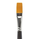 Кисть профессиональная BRAUBERG ART &quot;CLASSIC&quot; 200671, синтетика жесткая, плоская, №18, длинная ручка