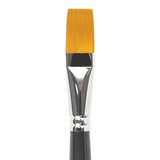 Кисть профессиональная BRAUBERG ART &quot;CLASSIC&quot; 200672, синтетика жесткая, плоская, №20, длинная ручка