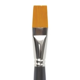 Кисть профессиональная BRAUBERG ART &quot;CLASSIC&quot; 200673, синтетика жесткая, плоская, №22, длинная ручка