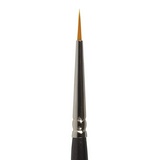 Кисть художественная профессиональная BRAUBERG 200642 ART &quot;CLASSIC&quot;, синтетика жесткая, круглая, № 00, короткая ручка