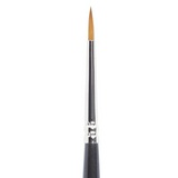 Кисть художественная профессиональная BRAUBERG 200686 ART &quot;CLASSIC&quot;, синтетика мягкая, под колонок, круглая, № 1, короткая ручка