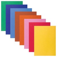 Цветная бумага А4 БАРХАТНАЯ, 8 цветов, 110 г/м&sup2;, BRAUBERG, 124726