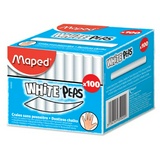 Мел белый MAPED 935020, антипыль, круглый, 100 шт