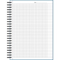 Бизнес-тетрадь Attache Selection LightBook А5, в клетку на спирали, 100 л