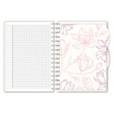 Бизнес-тетрадь Attache Selection Flower Dreams Dots A5, в клетку на спирали, 140 л