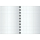 Тетрадь общая ArtSpace &quot;Цветы. Think positive&quot; Т80А4спк_12132, на гребне, А4, 80 л, клетка