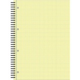 Бизнес-тетрадь Attache Selection А4 80 листов желтая в клетку на спирали 220х298 мм