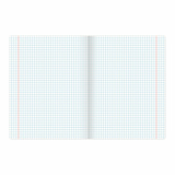 Тетрадь 12 л. BRAUBERG КЛАССИКА NEW клетка, обложка картон, СИНЯЯ, 105686