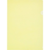Папка-уголок Attache 100 мкм прозрачно-желтая, 10 шт. в упак