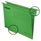 Подвесная папка Esselte &quot;Pendaflex Plus Foolscap&quot; 90337, 240х405 мм, картон, 210г/м2, 25 шт, зеленая