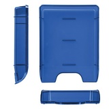 Лоток горизонтальный для бумаг BRAUBERG Office style 237290, 320х245х65 мм, тонированный синий