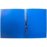 Папка скоросшиватель с пружинным механизмом OfficeSpace A4, синяя