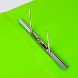 Папка-скоросшиватель с пружинным механизмом BRAUBERG &quot;Neon&quot;, зеленая, до 100 л., 0,7 мм
