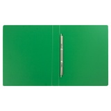Папка с металлическим пружинным скоросшивателем BRAUBERG 228339, картон/ПВХ, 35 мм, зеленая