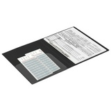 Папка с металлическим скоросшивателем и внутренним карманом BRAUBERG Диагональ 221351, черная, до 100 листов, 0,6 мм